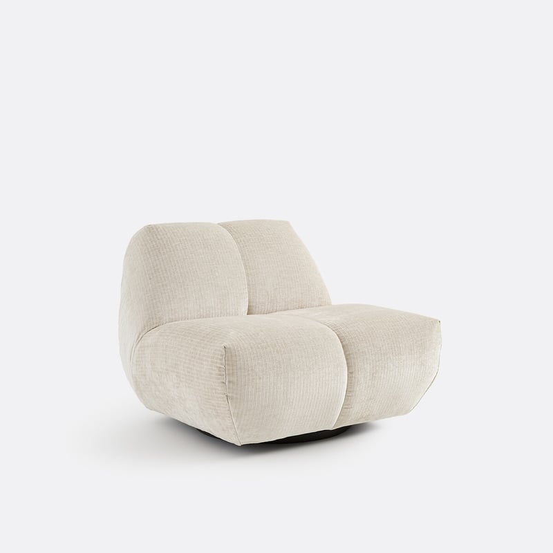 Drehsessel, Cordsamt Im Vintagelook, Nuria