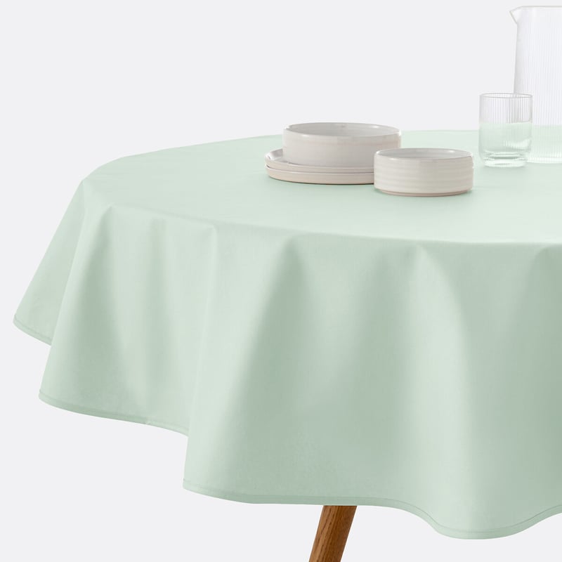 La Redoute Interieurs Runde Tischdecke Scénario, Weiche Baumwolle Mit Beschichtung
