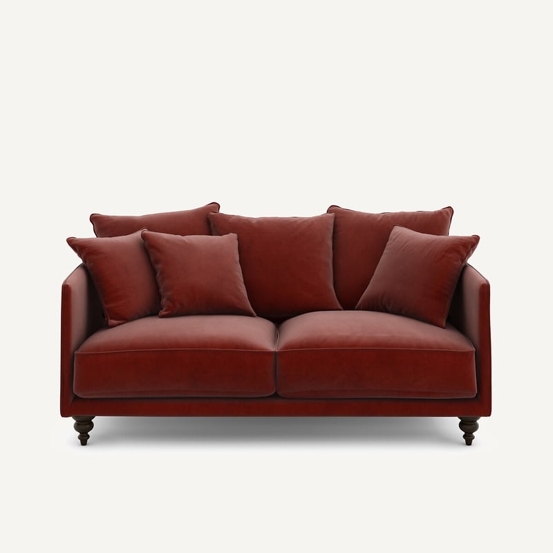 Am.pm Sofa 3p Compact Velours, Lazare