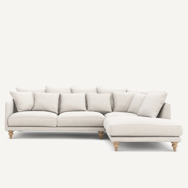 Am.pm Ecksofa Aus Jaspé-stoff, Lazare