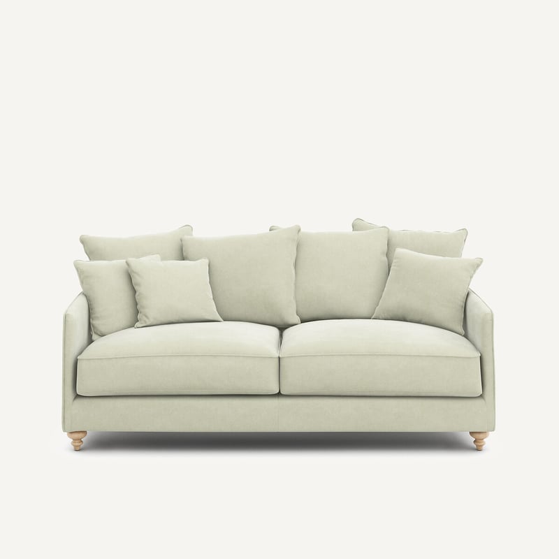 Am.pm 3-sitzer-sofa, Umwandelbar, In Stonewashed Velours, Lazare