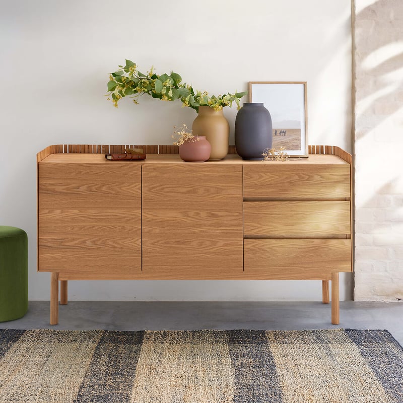 La Redoute Interieurs Sideboard 2 Türen 3 Schubladen, Latti