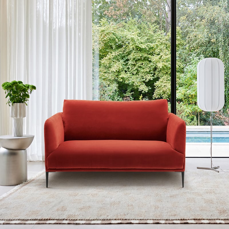 Emmanuel Gallina X Am.pm 2-sitzer-sofa, Samt, Oscar, Design Emmanuel Gallina