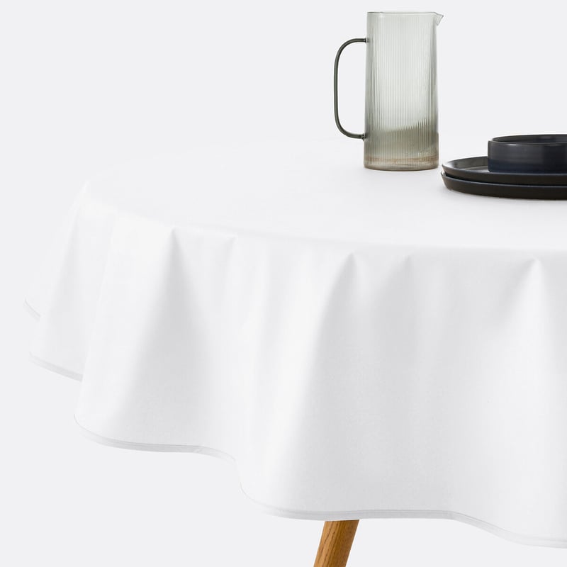 La Redoute Interieurs Runde Tischdecke Scénario, Weiche Baumwolle Mit Beschichtung