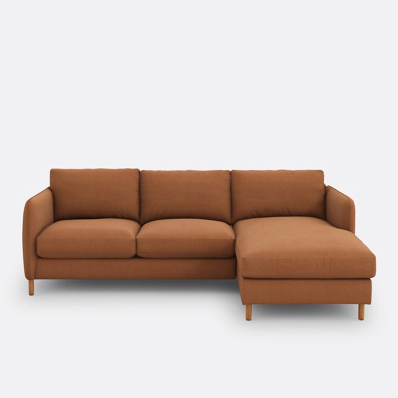 Ecksofa Loméo, Rechtwinklig, Mit Schlaffunktion, 4-sitzer, Aus Polyester