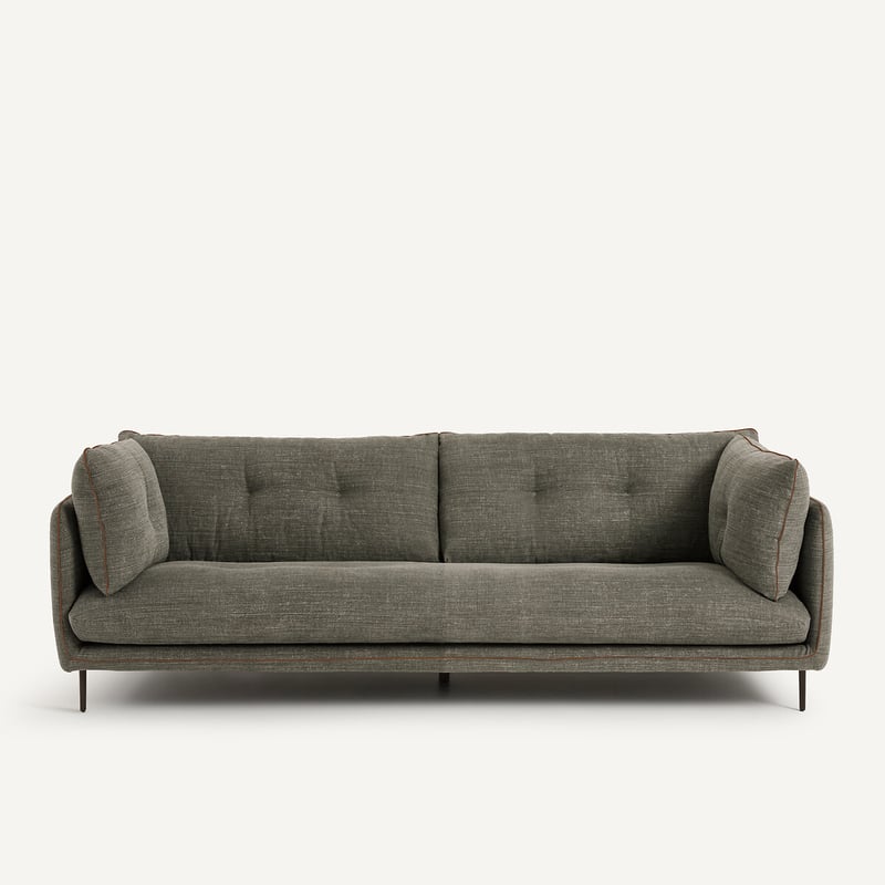 Am.pm Sofa Für 3 Oder 4 Personen, Aus Baumwolle Und Leinen, Botero