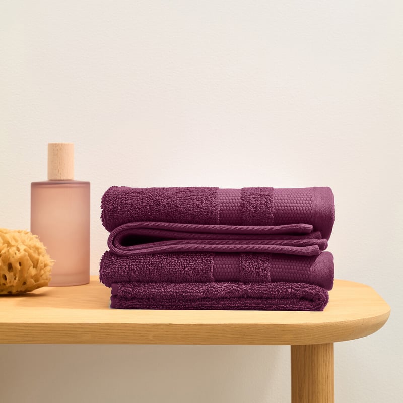 La Redoute Interieurs Set Mit 4 Gästehandtüchern Aus Ägyptischer Baumwolle 600g/m2, Kheops
