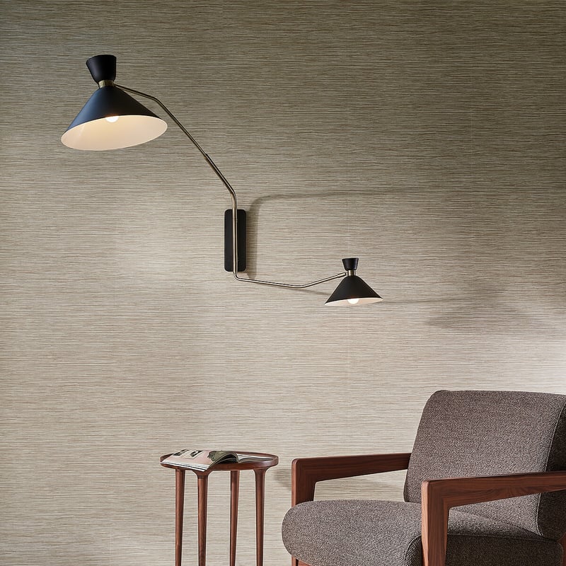 Am.pm Xl-wandleuchte Zoticus, Zweiflammig, Messing In Antik-optik