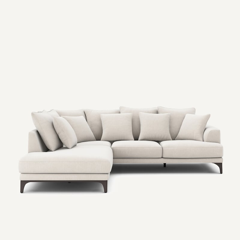 Am.pm Ecksofa Aus Chenille-velours, Armento