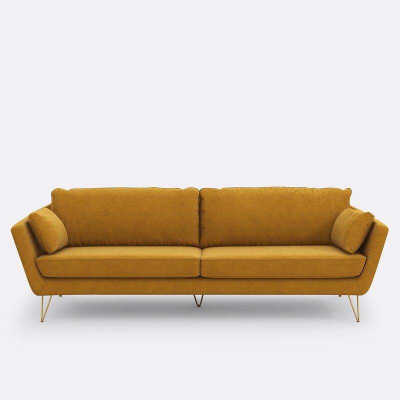 Sofa Aus Velours, 3-, 4- Oder 5-sitzer, Topim