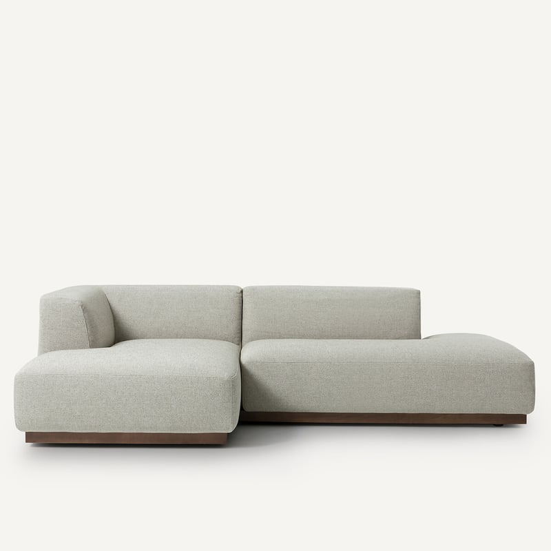 Am.pm Ecksofa Links Xl Texturiert Viskose Leinen, Jacopo