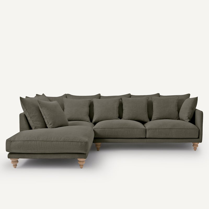 Am.pm Ecksofa Aus Baumwolle Und Leinen, Lazare