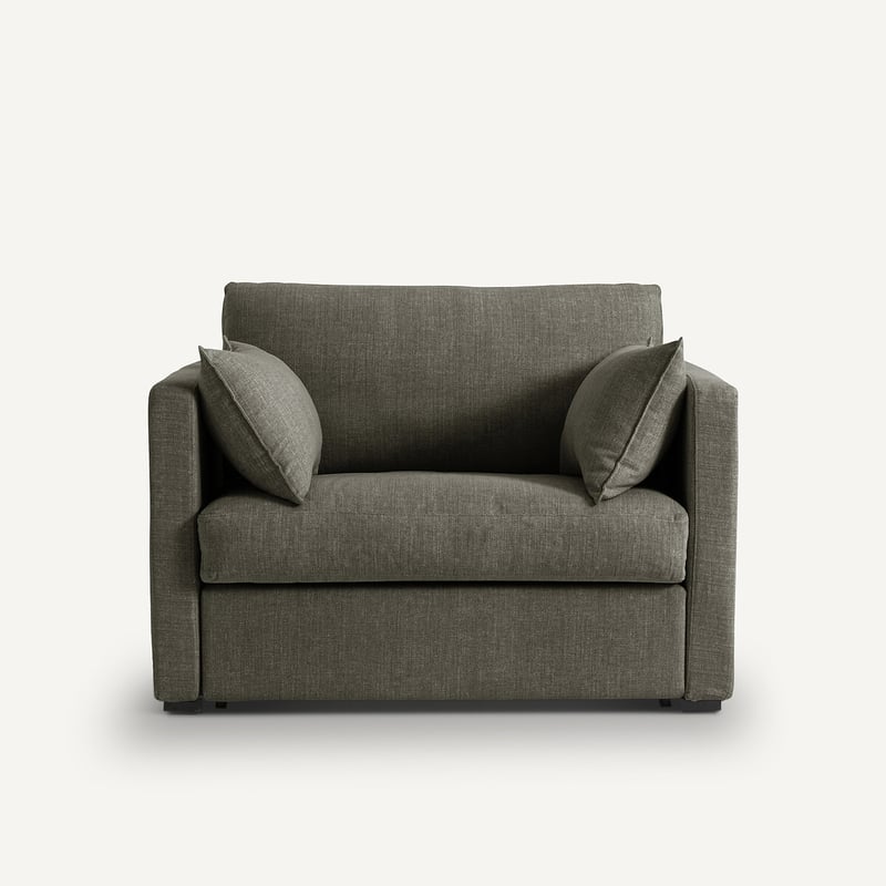 Am.pm 2-sitzer-sofa, Umwandelbar, Aus Baumwolle/leinen, Néo Kinkajou