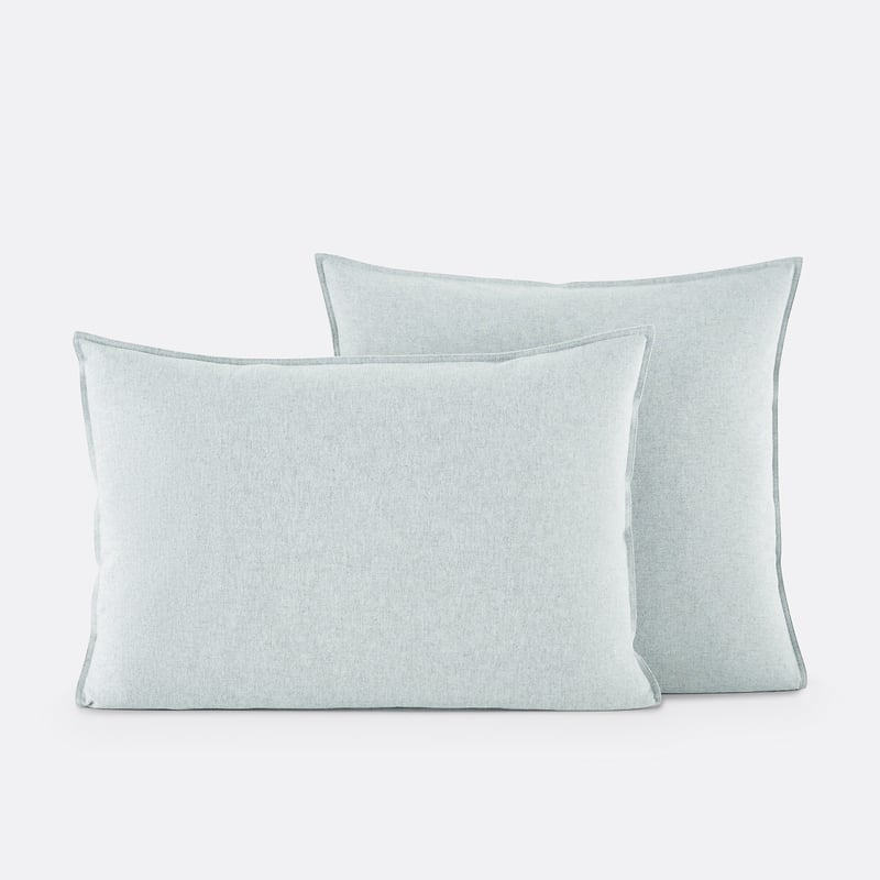 La Redoute Interieurs Kissenbezug, Aus Baumwollflanell Chambray, Clara