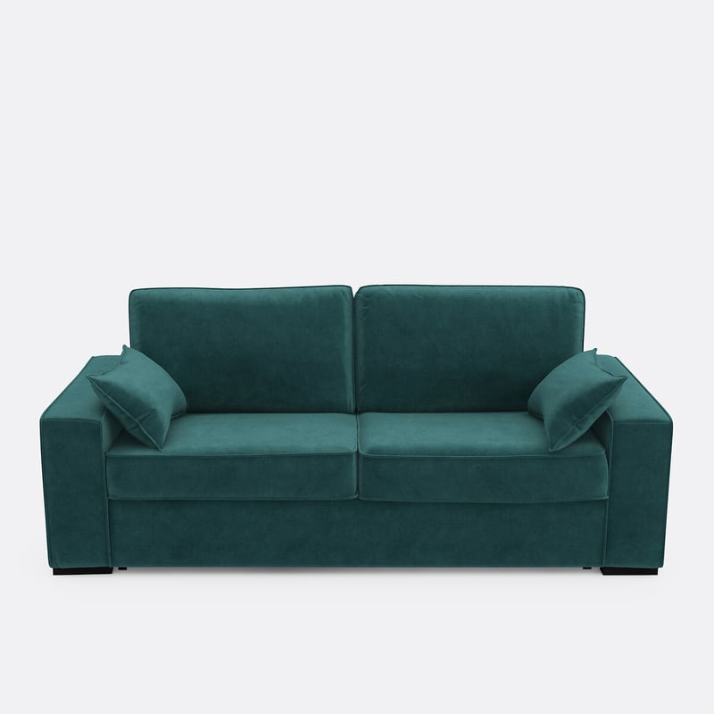 Schlafsofa Aus Velours, 2-, 3- Oder 4-sitzer, Comfort Bultex® Cécilia