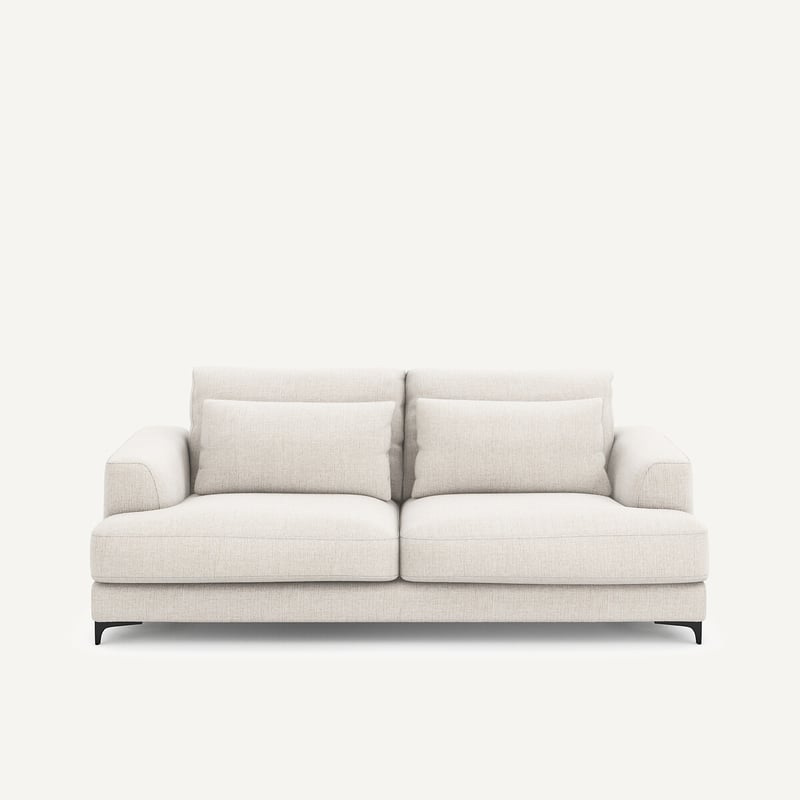 Am.pm 3-sitzer-sofa, Umwandelbar, Aus Jaspé-stoff, Marsile