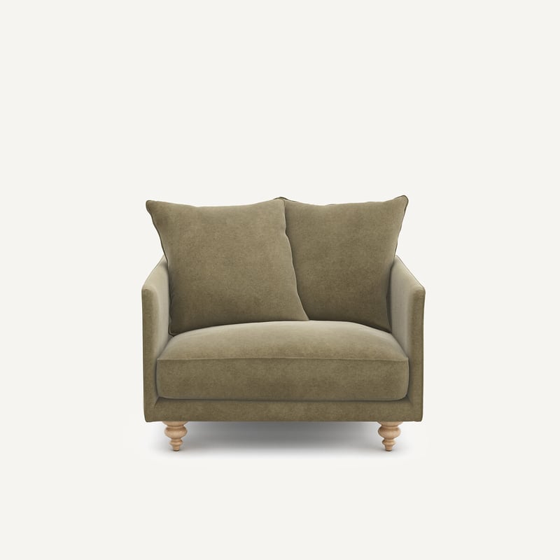 Am.pm Sessel Aus Leinenvelours, Lazare