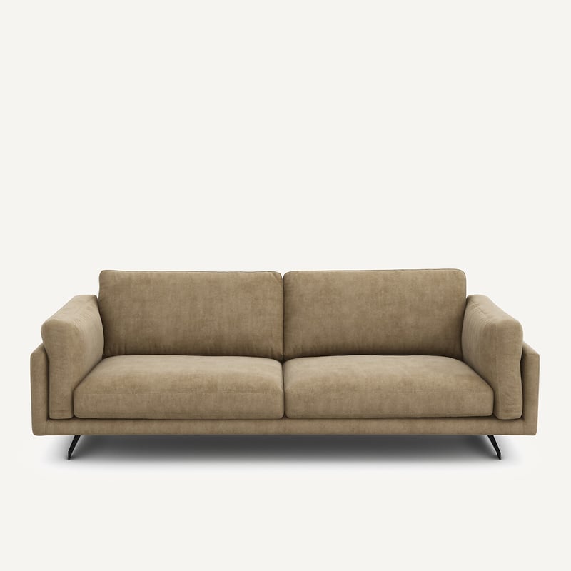 Am.pm Sofa Aus Stonewashed Velours, César