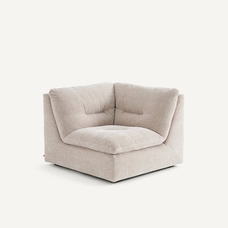 Am.pm Modularer 90°-winkel Aus Chenille-velours, Giuliano