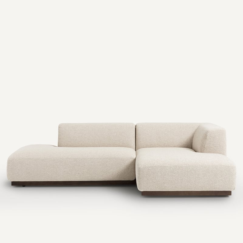 Am.pm Xl-ecksofa Jacopo Mit Ecke Rechts, Bouclé