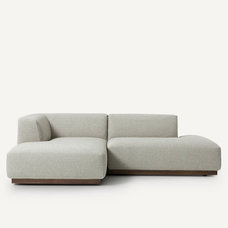 Am.pm Ecksofa Jacopo Mit Ecke Links, Strukturgewebe Viskose/leinen