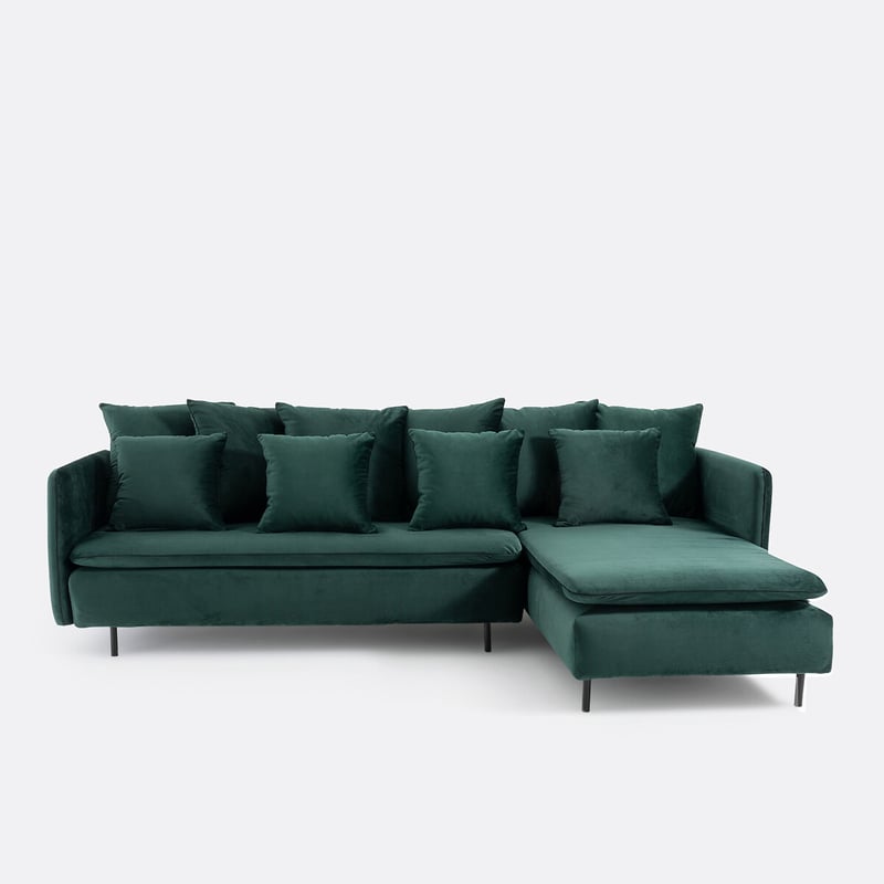Ecksofa Ivete, Samt