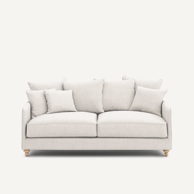 Am.pm 3-sitzer-sofa, Umwandelbar, Aus Jaspé-stoff, Lazare