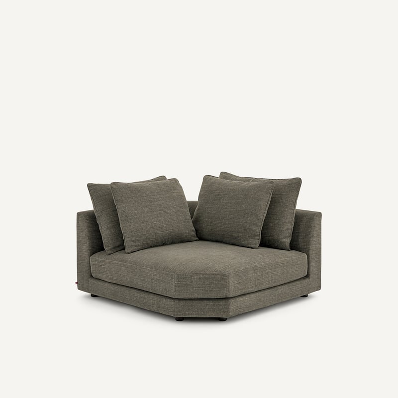 Am.pm Modulares Ecksofa Aus Baumwolle Und Leinen, Tiberio