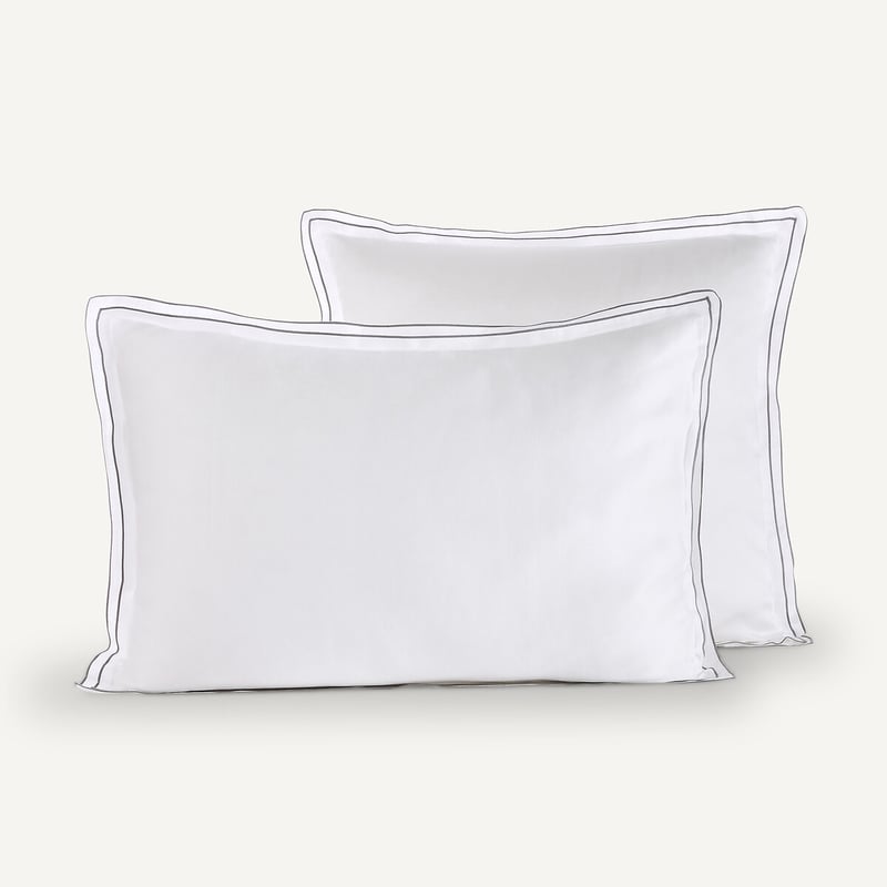 Am.pm Kissenbezug Aus Satin Aus Bio-baumwolle Und Lyocell, Tucci