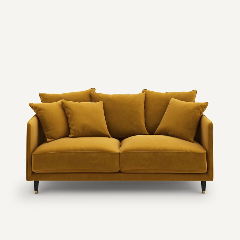 Am.pm Sofa 3p Compact Velours, Lazare