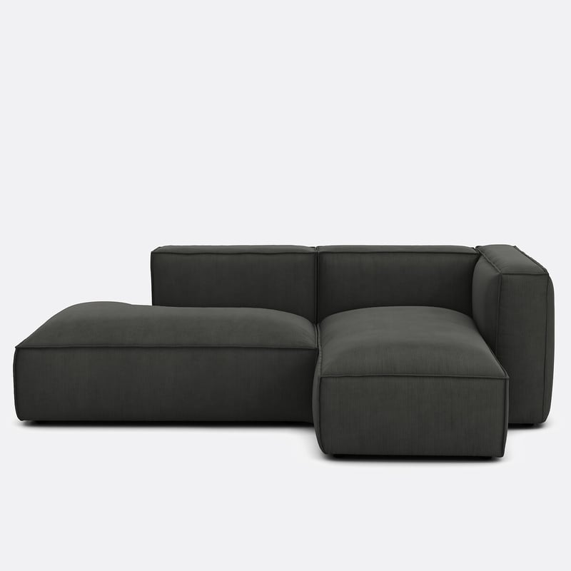 Modulares Ecksofa Seven, Rechts, Cordsamt