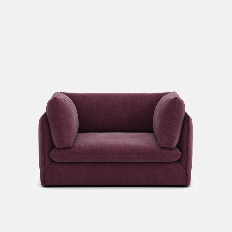Xl-sesselelement Malo, Für Modulares Sofa, Aus Strukturgewebe