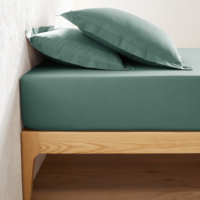 La Redoute Interieurs Spannbetttuch Aus Baumwolle, Mütze 25 Cm, Macha