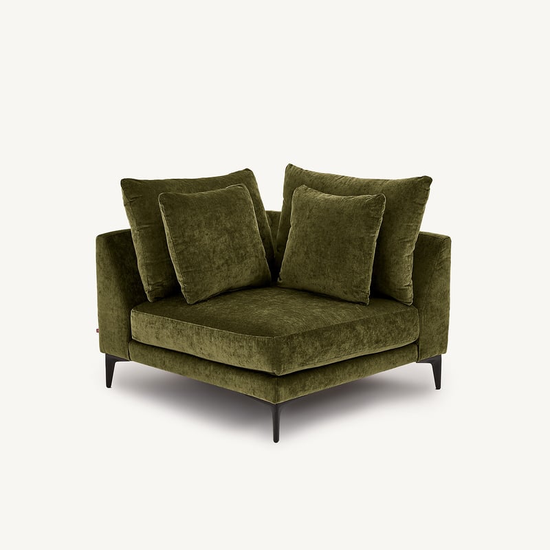 Am.pm X Emmanuel Gallina Ecksofa Aus Mischvelours, Moderniste, Design Emmanuel Gallina