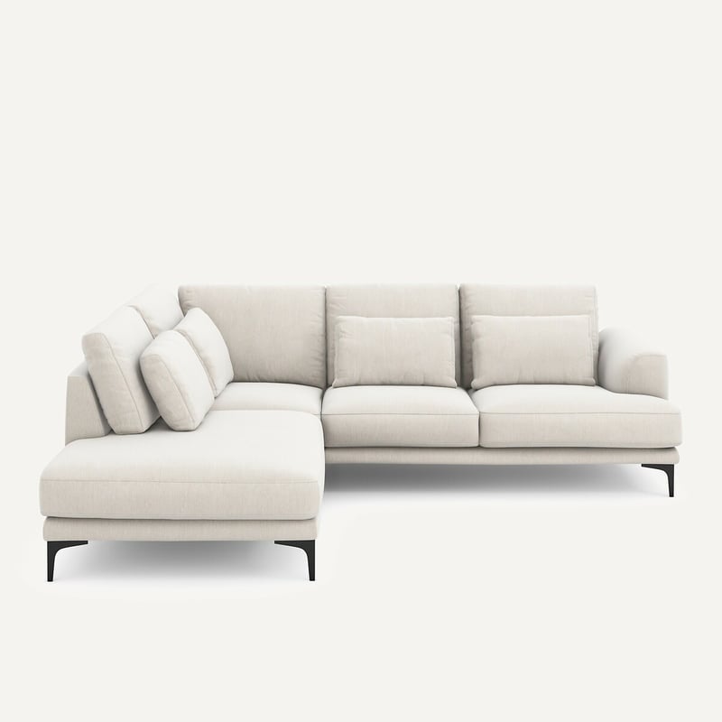 Am.pm Sofa, Linke Ecke, Geschlossen, Aus Chenille-samt, Marsile