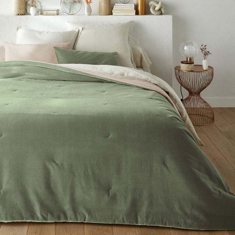 La Redoute Interieurs Gesteppte Tagesdecke Velvet Aus Baumwollsamt