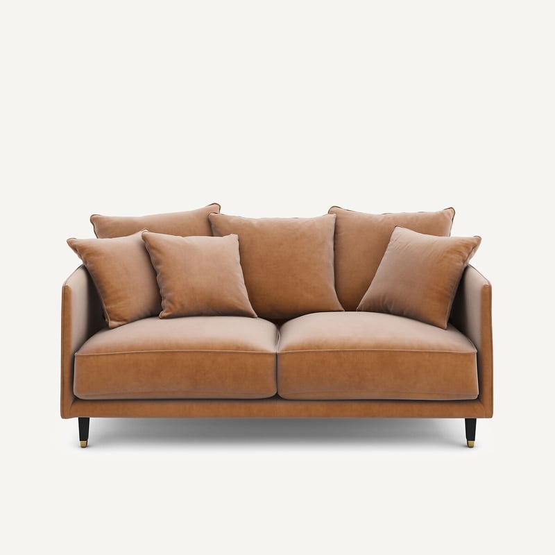 Am.pm Sofa 3p Compact Velours, Lazare