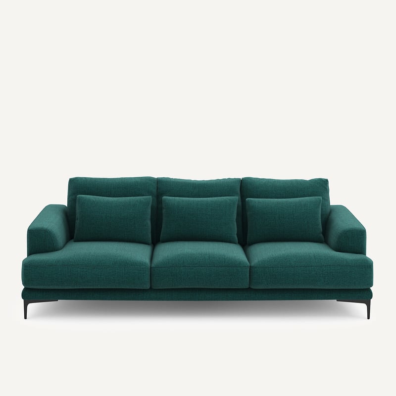 Am.pm 4-sitzer-sofa, Aus Jaspé-stoff, Marsile