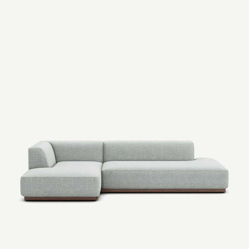 Am.pm Xl-ecksofa Jacopo Mit Ecke Links, Jaspé-stoff