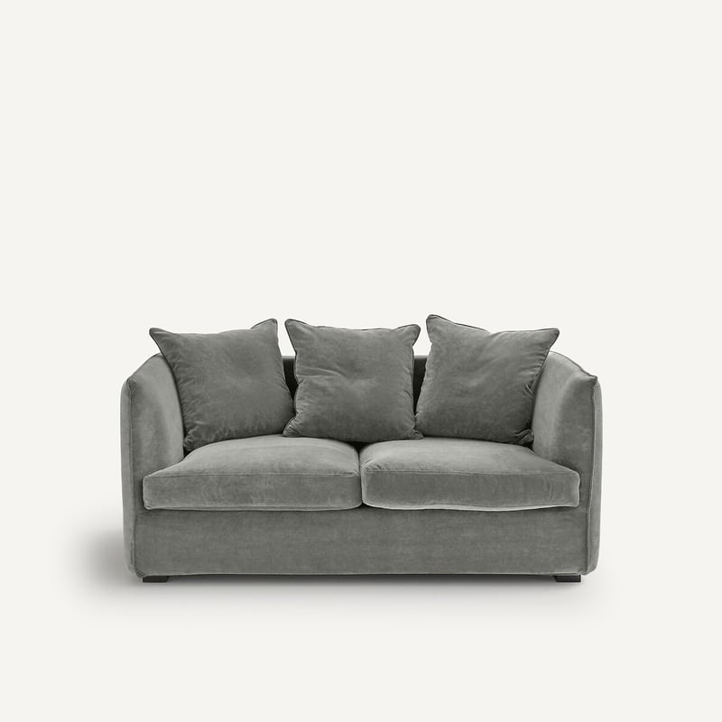 Am.pm 2-sitzer-sofa, Stonewashed-velours, Neo Chiquito