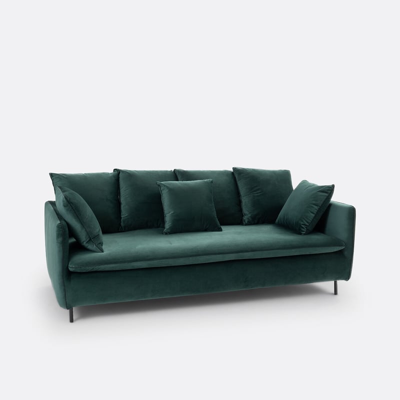 Sofa Ivete, 3- Oder 5-sitzer, Samt