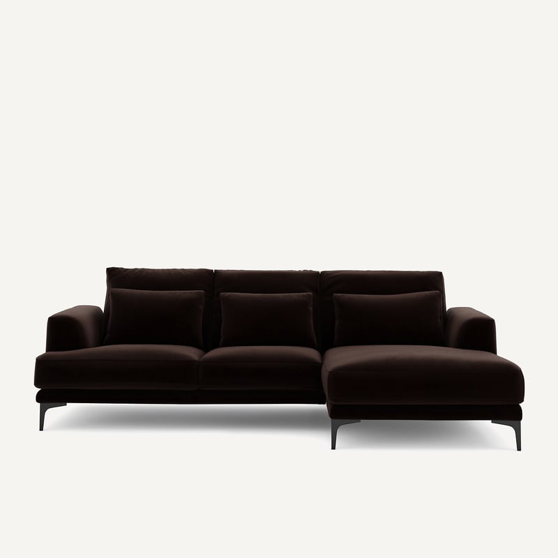 Am.pm Ecksofa Marsile Mit Ecke Links, Samt