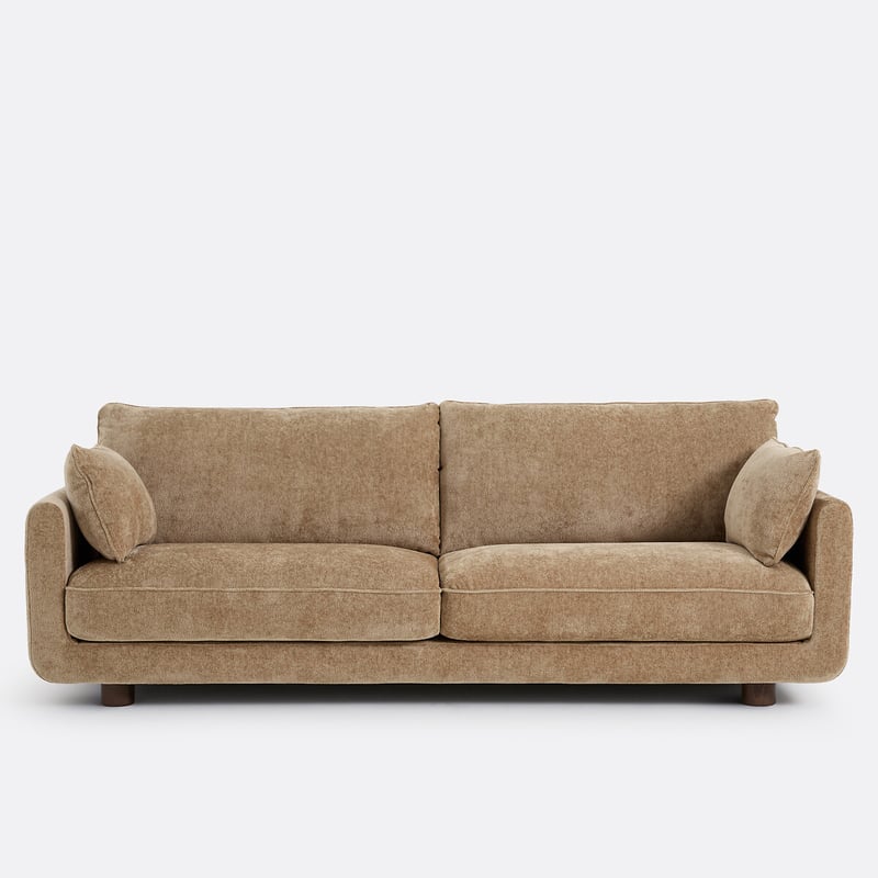 Gerades Sofa Emilio Für 2, 3, 4 Oder 5 Personen, Aus Dickem Chenille