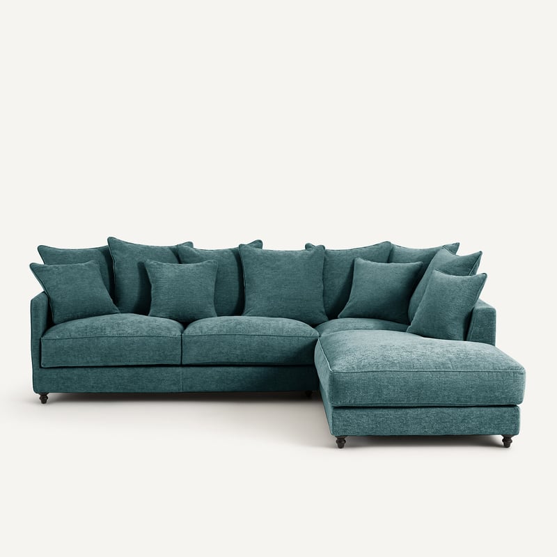Am.pm Ecksofa, Umwandelbar, Aus Recyceltem Polyester, Lazare
