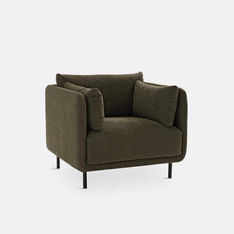 Sessel Victor, Aus Strukturgewebe