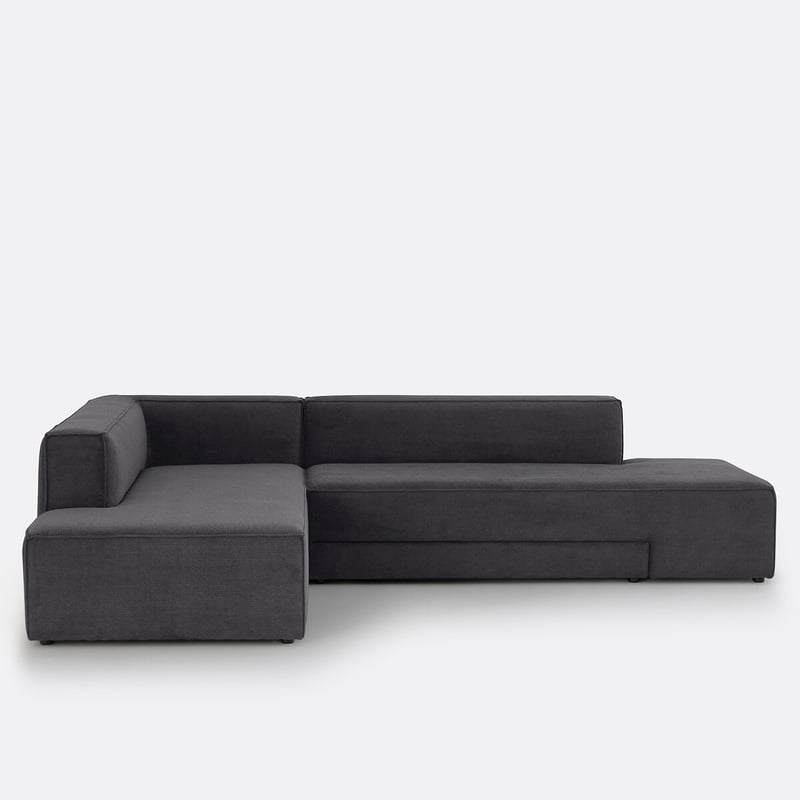 Eckschlafsofa Ginosa, Polyester