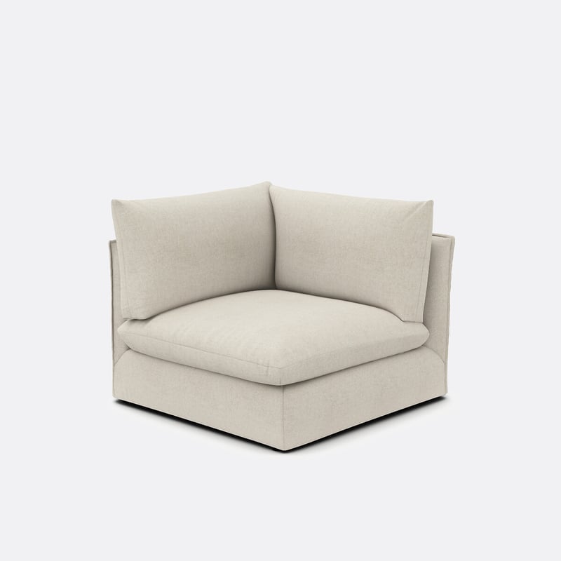 Eckelement Für Modulares Sofa Malo, Aus Polyester