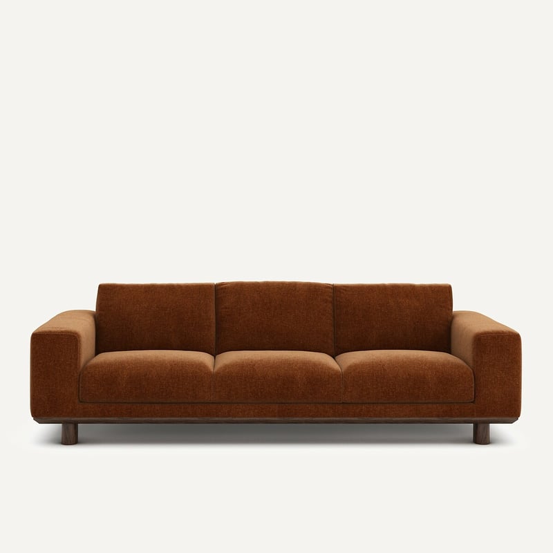 Am.pm Sofa Cerea Aus Chenille-velours