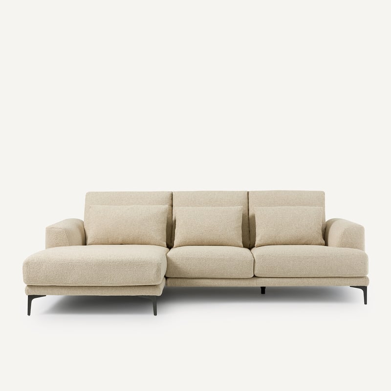 Am.pm Ecksofa Marsile Mit Ecke Links, Bouclé