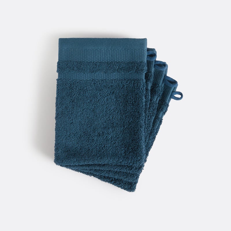 La Redoute Interieurs 4er-pack Waschhandschuhe Kheops Aus Gekämmter Baumwolle 600g/m2